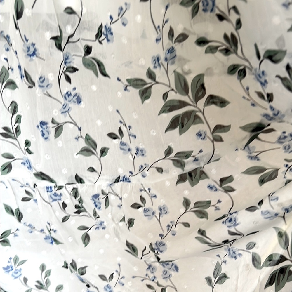 NY Collection Blue and Green Floral High Low Dress‎ - Picture 8 of 14